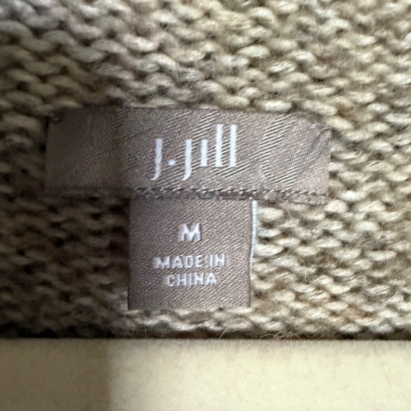 J. Jill Chunky Open Front Knit Sweater Vest Size Medium - Picture 5 of 7